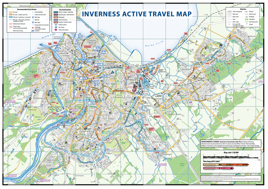 active travel map