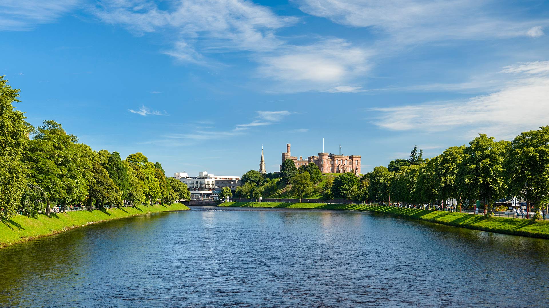 An image of River Ness and Inverness Castle
