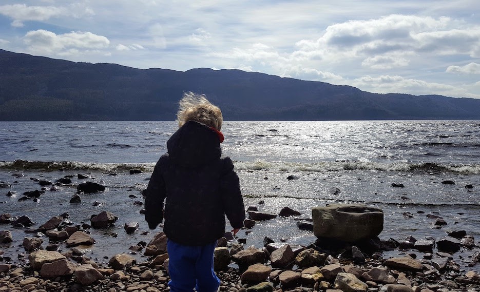 Child at Loch Ness