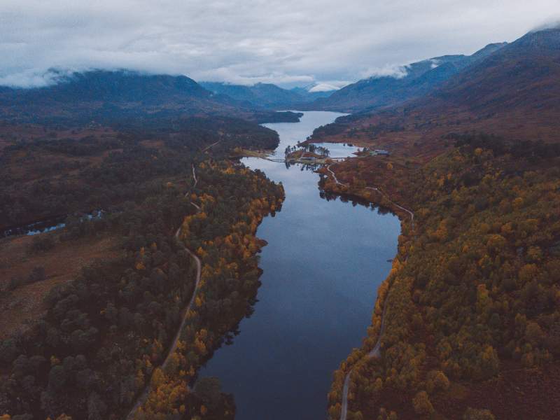 Glen Affric viewRoad to Loch Ness