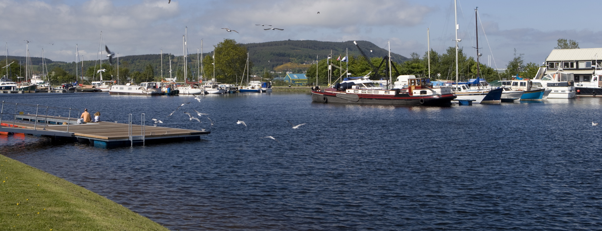 Caledonian Canal at Muirtown, Inverness