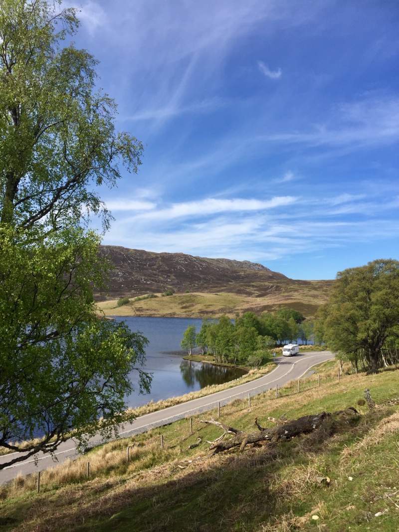 Loch Tarff campervan 1