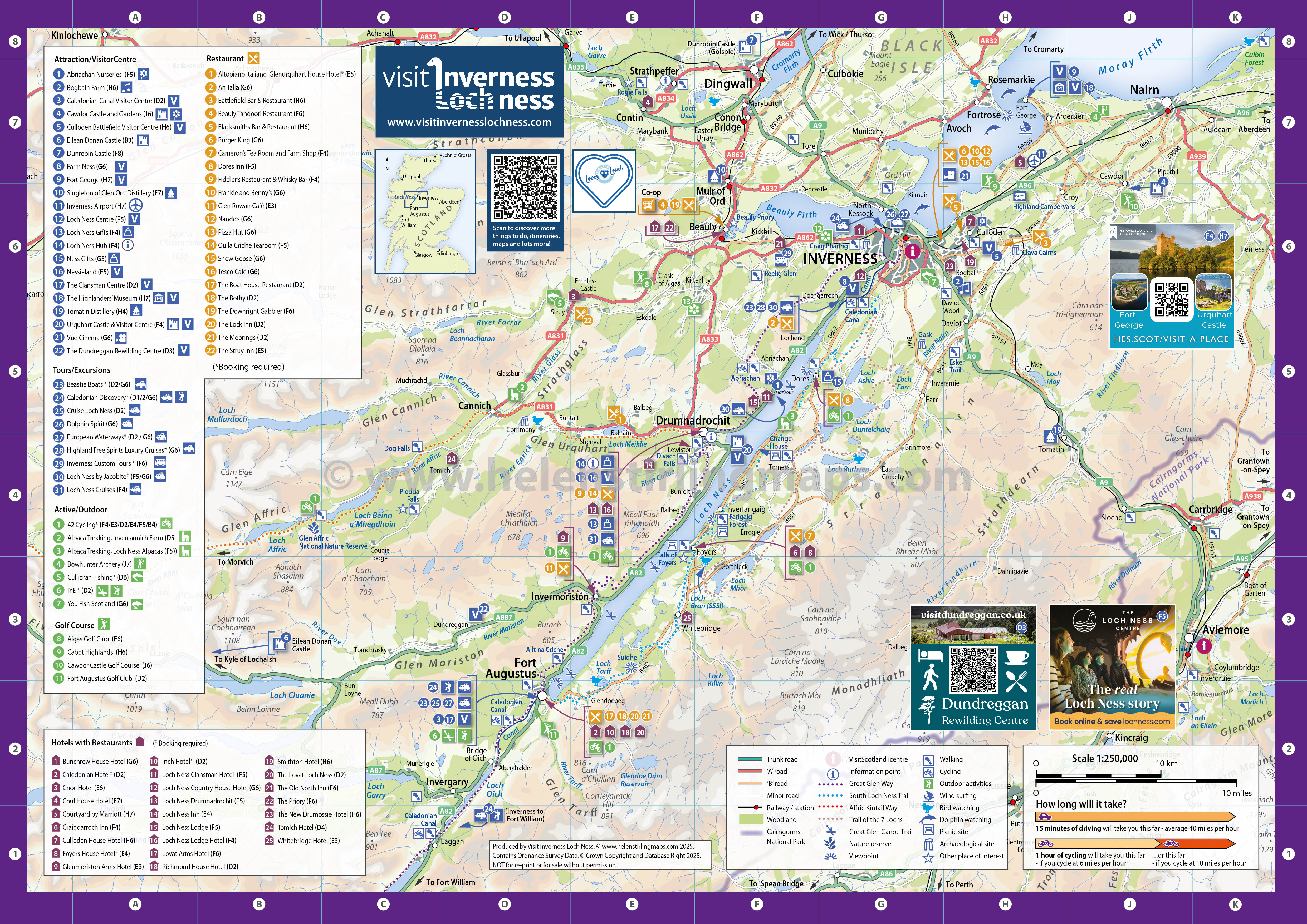 Inverness Area Map