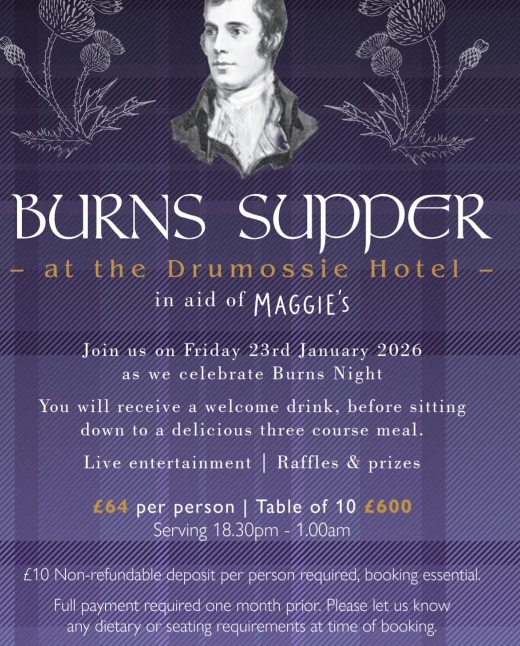 Burns supper event