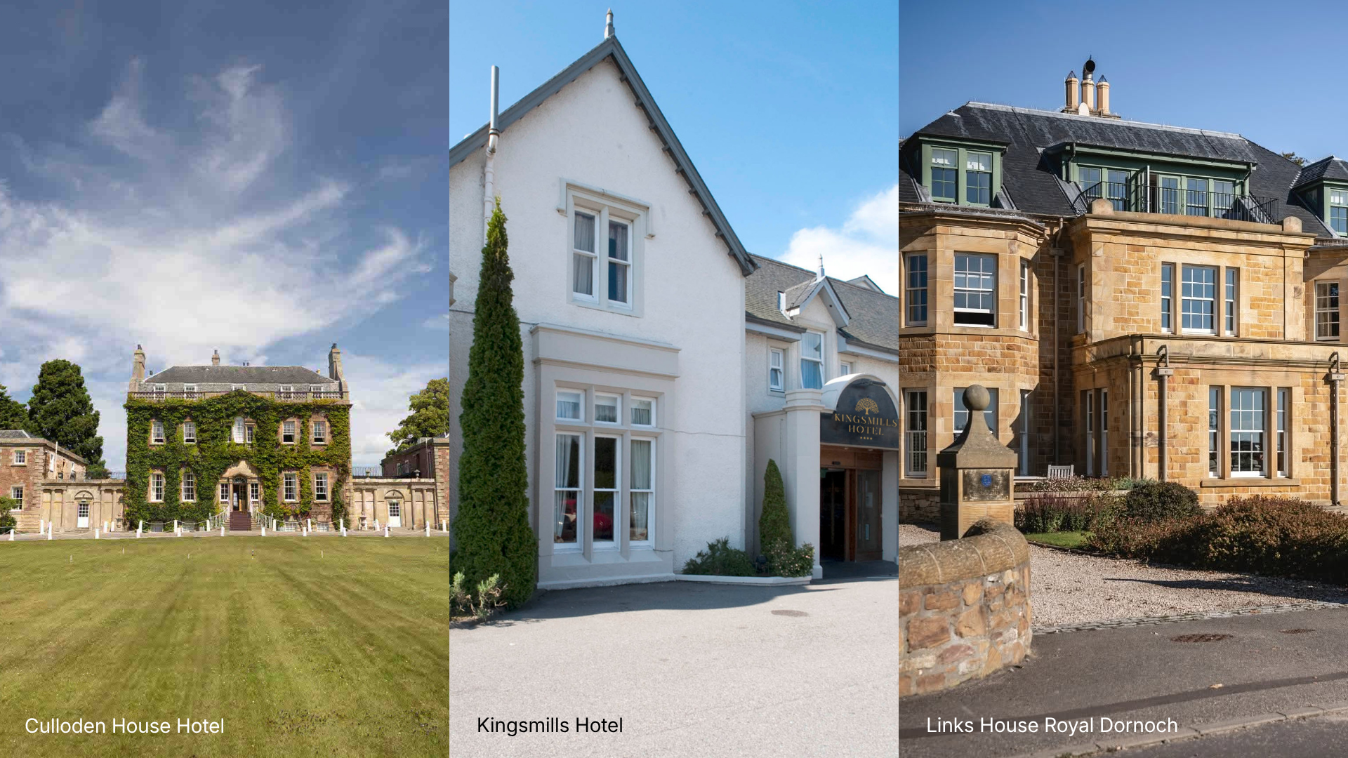 Culloden House Hotel, Kingsmills Hotel and Links House
